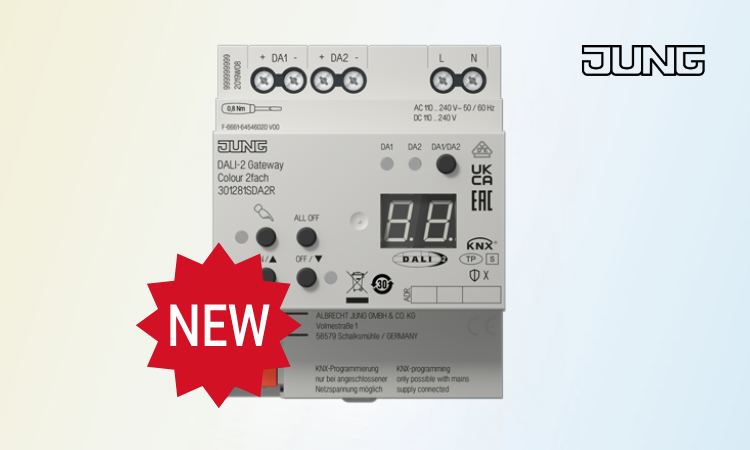 knx dali 2 gateway colour